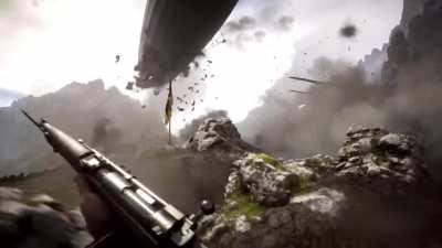 Had this trailer moment playing BF1 with no HUD