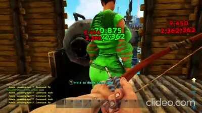 The server i’m on did a boat battle thing and this was like the best video i had of it.