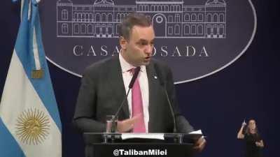 Adorni, se canso de las preguntas boludas 