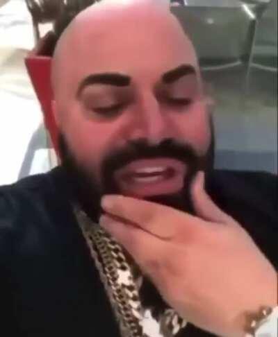 Me explaining to Bruce why I should be his new sneaky link