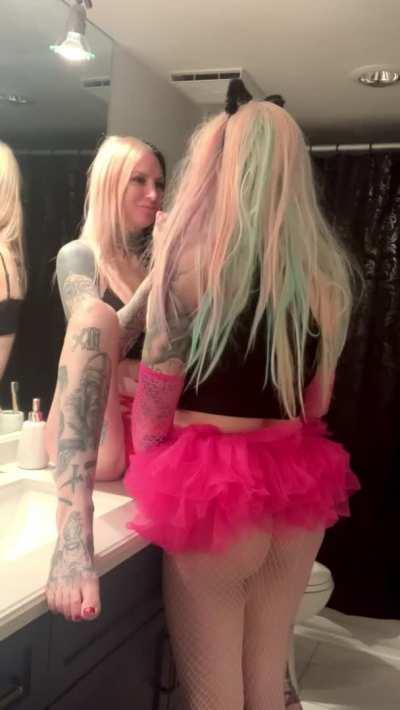 I love making her pretty before fucking her little hole.