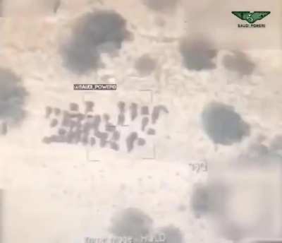 Saudi Air Force bombs Houthis in Yemen Saada