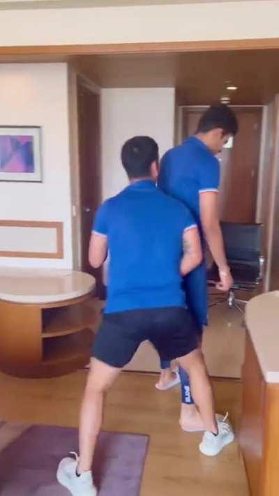 Gill preparing to have the 