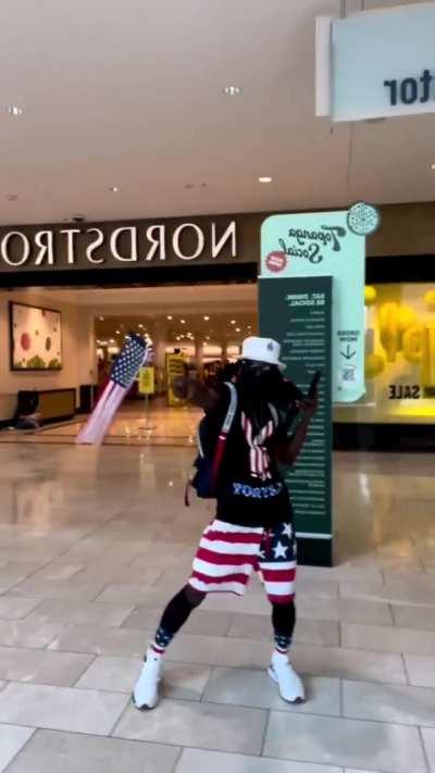 Sheila E runs into a random dude playing her music. Priceless 