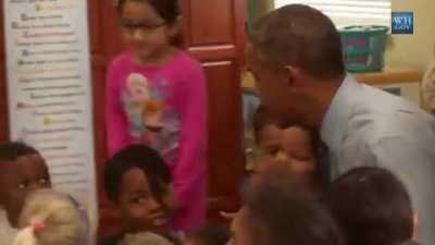 The difference of the kids reactions though