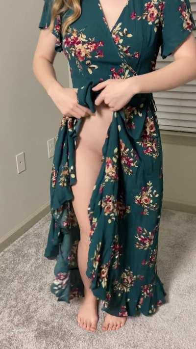 Did you like what was hiding under my Sunday sundress? (wait for it!) ;)