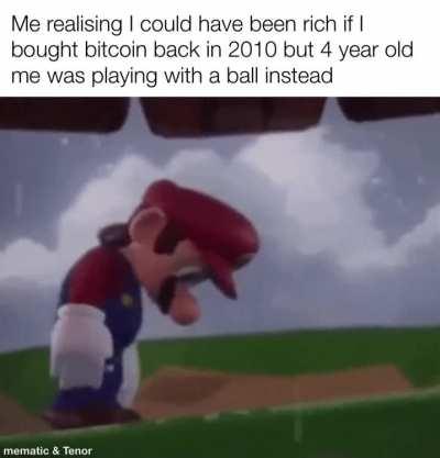 Could have been crying in a lambo right now