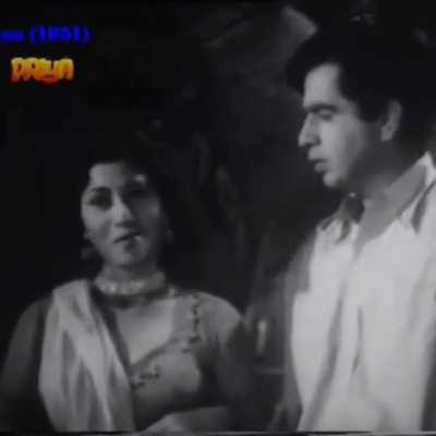 I just found this on Isntagram, these movies were so progressive lol, Tarana 1951 ( the actor's are Madhubala and Dilip kumar )