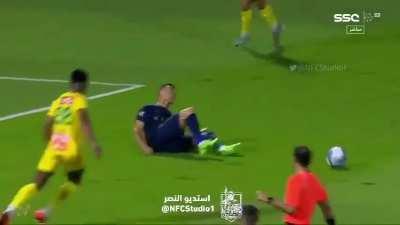 Absolute scenes as john cena tackles our 🐫 disclaimer: no red card or penalty 🤯😵‍💫