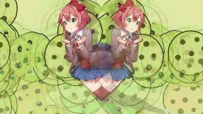 Sayori tripping on Cookies