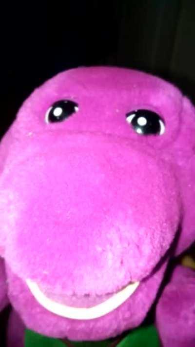 Some old barney toy from the early 2000s