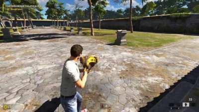 Serious Sam 4, my game would freeze in this area and then sounds of heavy breathing would start playing.