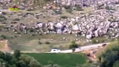 PKK kurdish guerillas detonate an IED under a vehicle allegedly carrying 2 Turkish Intelligence officers | May 26 2017