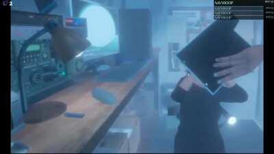 Made a meme from my clip when I trolled a friend as a ghost in VR