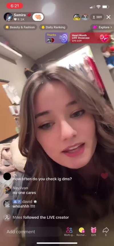 Tiktok live @smiley_is_me