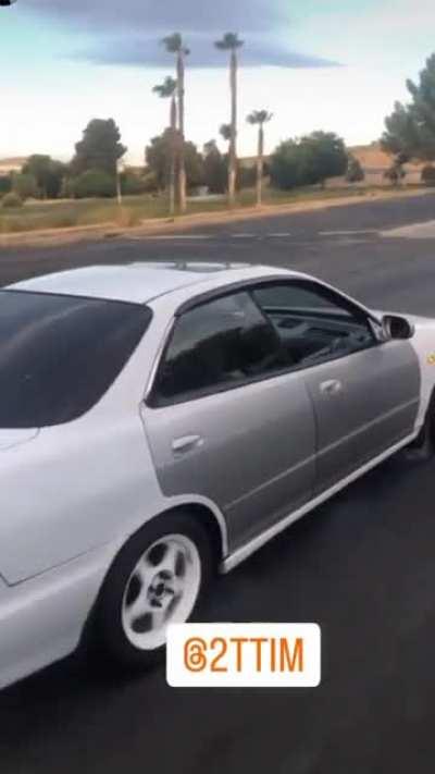 Little 1-2 burnout lol