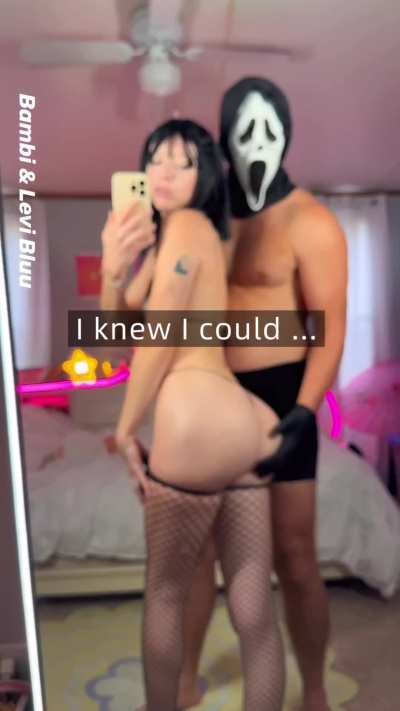 Ghostface absolutely pounds a goth babe 🔥