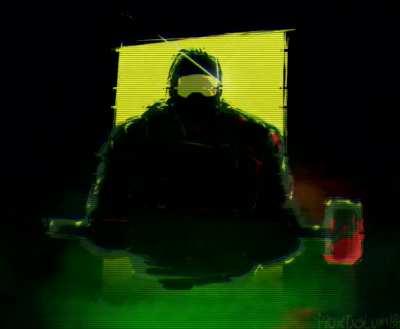 Caustic Vhs horror style poster