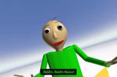 Baldi with the last survivor