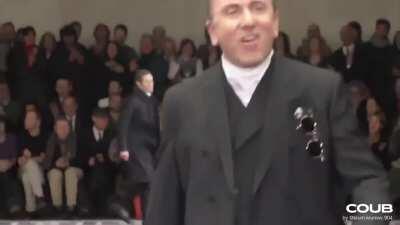 Film Theorists on their way to collect panties after suggesting that the whole plot took place in the protagonist's imagination.