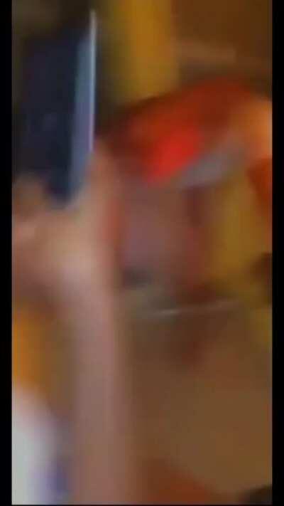 Human Christmas tree