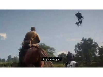 I modded RDR2 so all wagons/horses go supersonic speed. It's now a horror game.