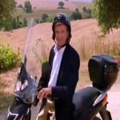 How does he know the time?