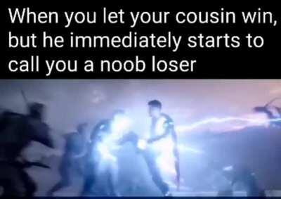 I was being nice for once