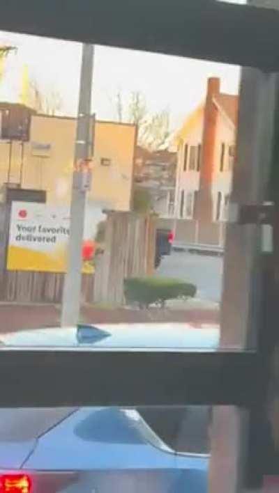 Went from a nice meal to Worldstar in .5 seconds.