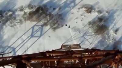 Just like the coyote falling off a cliff while chasing the road runner