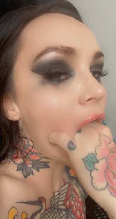 Messed up my makeup 🥹