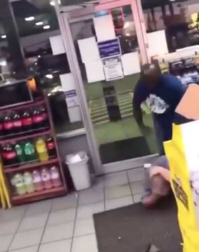 Man Who Once Shadowboxed in a Walmart Mirror Knocks Out a Former Heavyweight Champion in Gas Station Showdown”