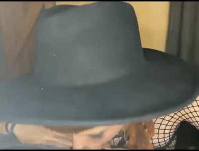 that smile when she looks at how much cock she just swallowed (oliviajarden)