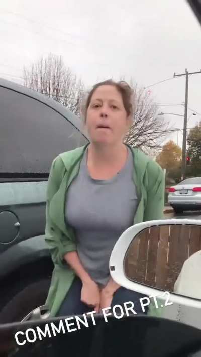 Lady making a million dollars a year, getting coffee at Mcdonald's