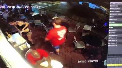 Sexually assaulting a waitress