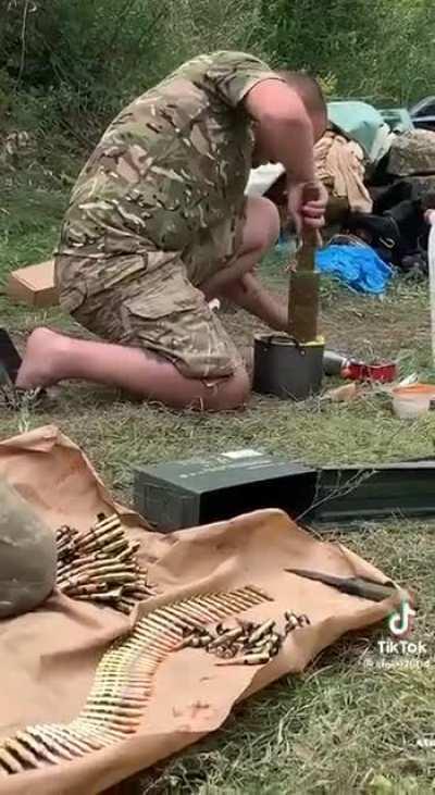 Ever try to make mashed potatoes using an anti-tank grenade for a masher?