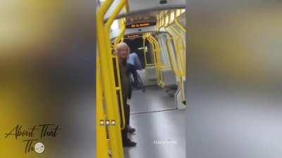 Cycling inside a train. What could go wrong.