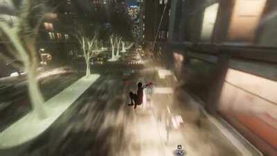 Swinging to Sunflower in Spider-Man: Miles Morales!