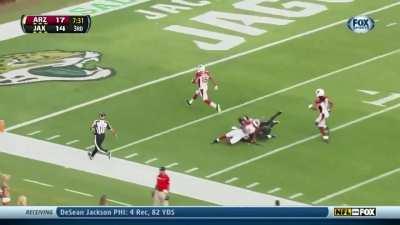 [Highlight] Michael Floyd 91-yard touchdown vs. Jacksonville. Also the longest TD pass of Carson Palmerâs career