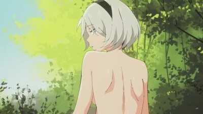 2B's hypnotizing moves (flou) [Nier: Automata]