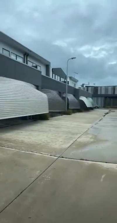 We had some strong wind today…