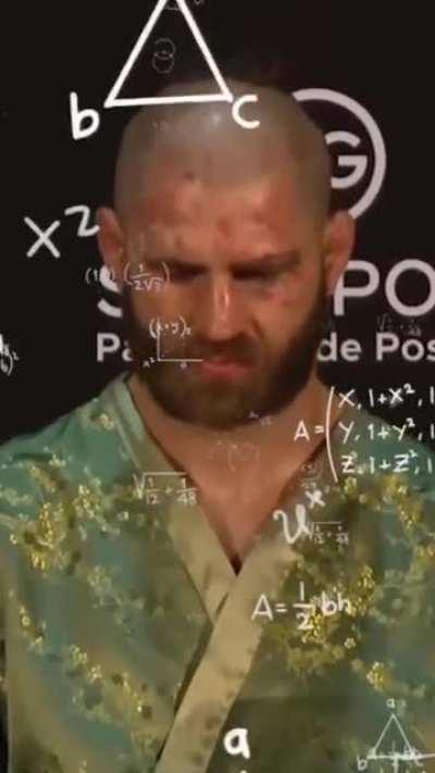 He's a fucking samaurai.