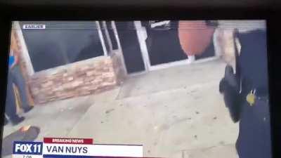 LAPD show up to a store that requested help against looters and immediately put the black store owners in handcuffs