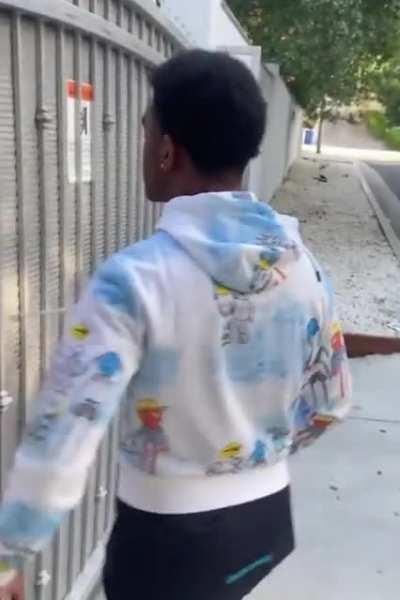 GBO Gaston actin a fool outside of Adam22's house