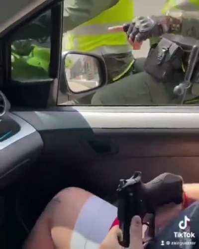 To act like a tough guy