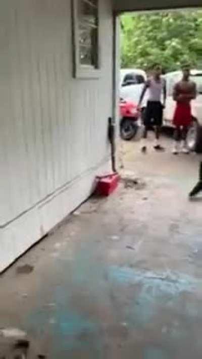 Dude was getting rocked with those punches