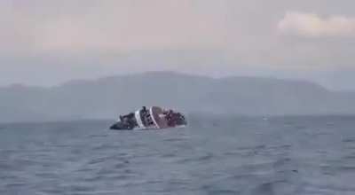 Footage of Passenger Boat Capsizing in Congo