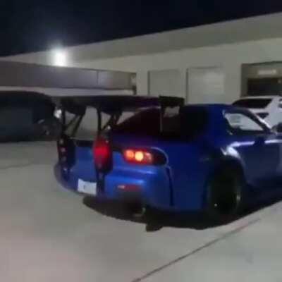 Man this rx7 like a gun