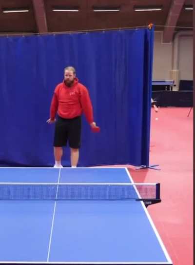 Not Marty Supreme ping pong 🏓