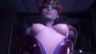 Widowmaker riding [overwatch] (meltrib)